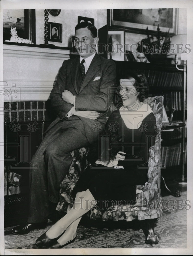 1974 Press Photo Dorothea Donohue & Hon. Thomas Adrian Verney-Cave married at