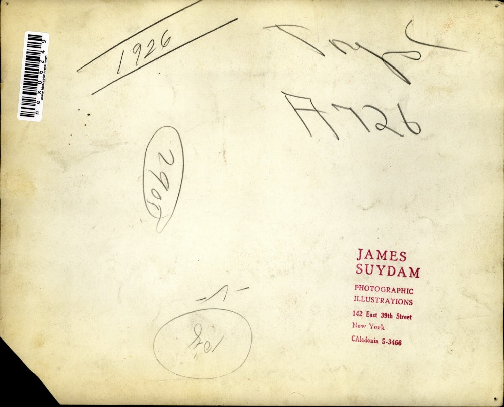 1926 Press Photo A doll and a ragdoll dog