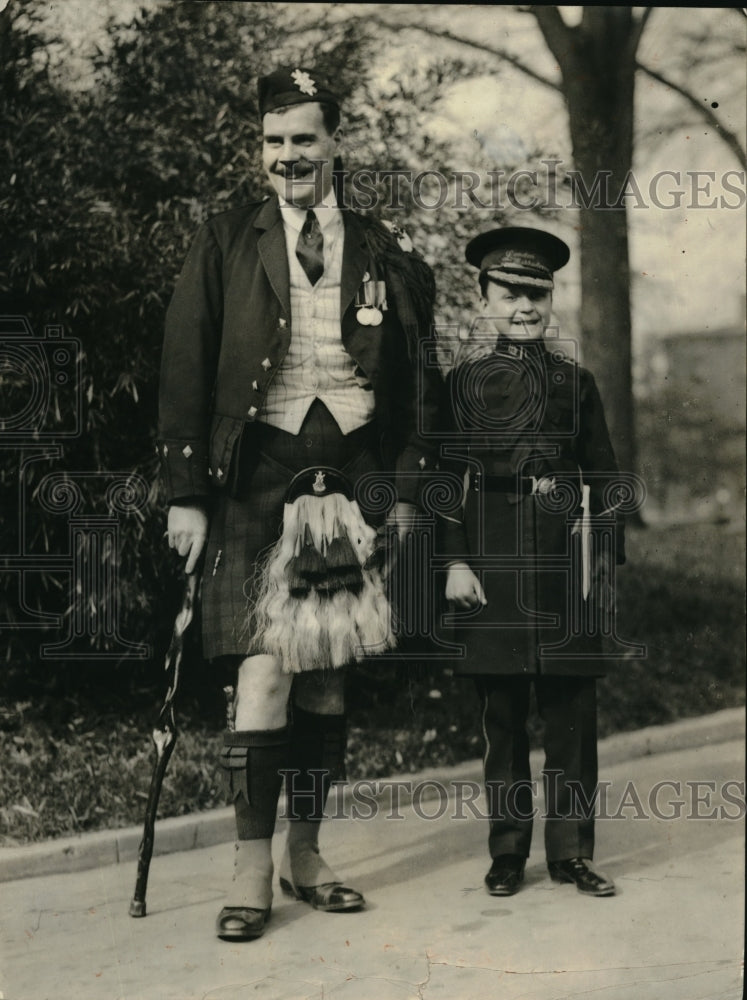1924 Press Photo F. Maurice Child, British Great War Veterans of America, P Ross- Historic Images