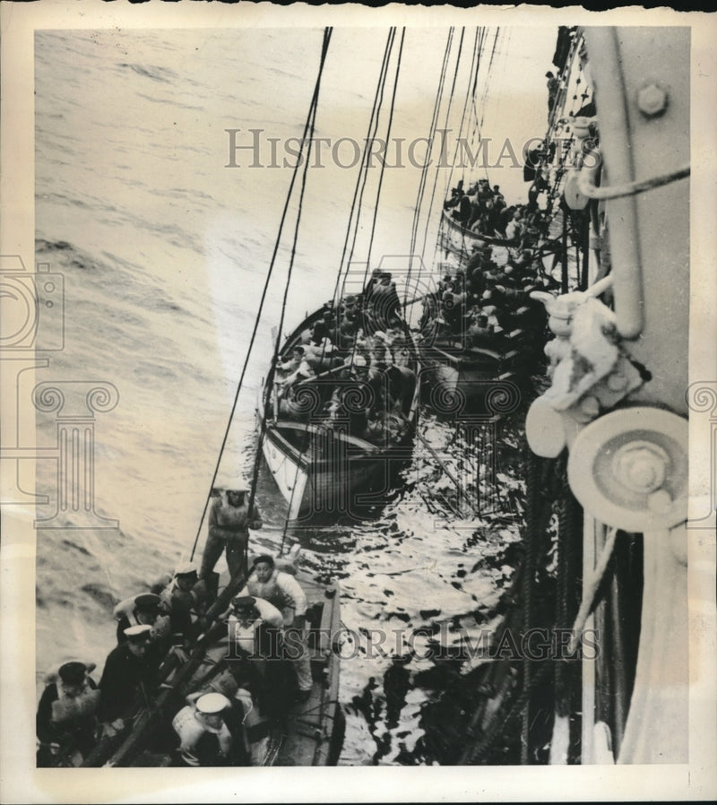 Load image into Gallery viewer, 1939 Press Photo Terukuni Maru Japanese Liner
