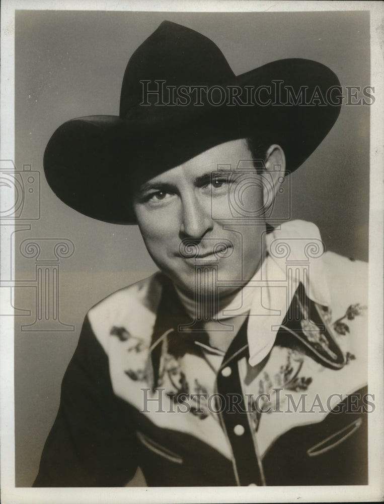 1952 Press Photo Curley Bradley in The Singing Marshall