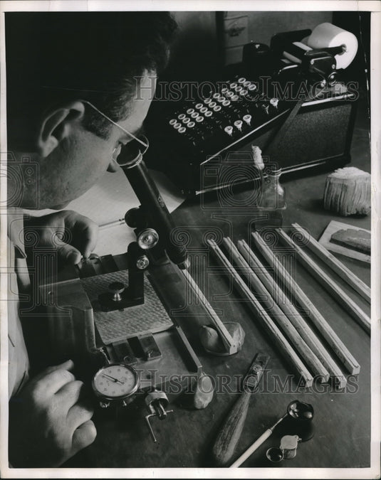 1951 Press Photo Dr Edmond Schulman Climatologist