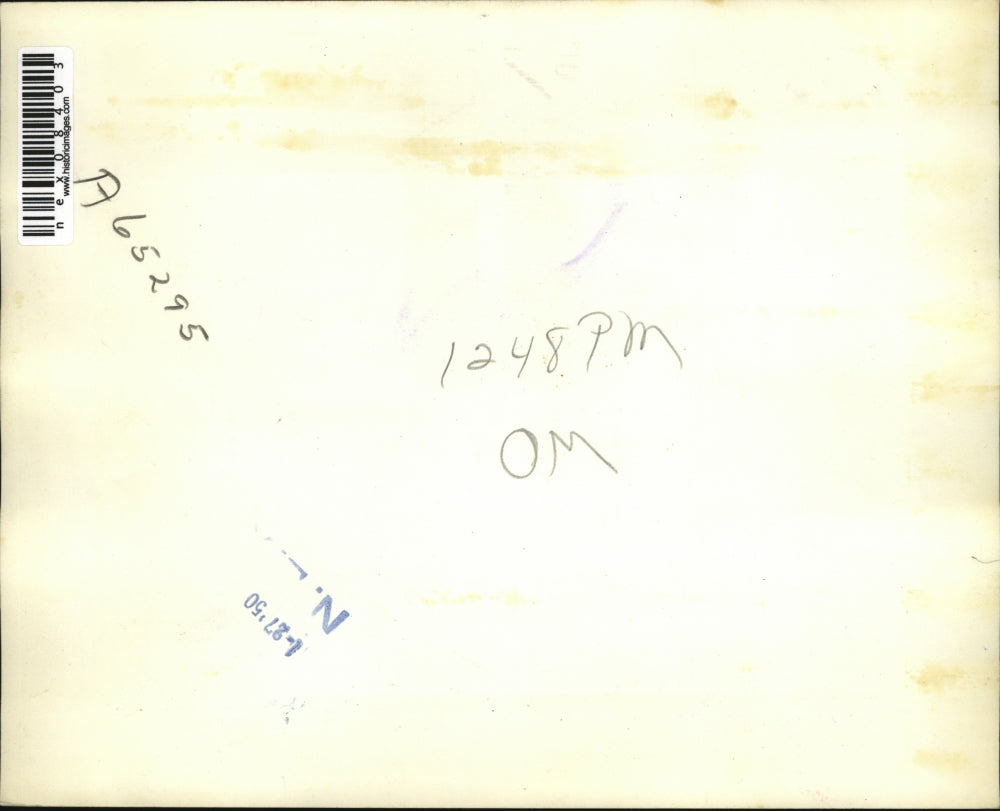 1950 Press Photo Thomas B. Lloyd questioned by police about the million dollar