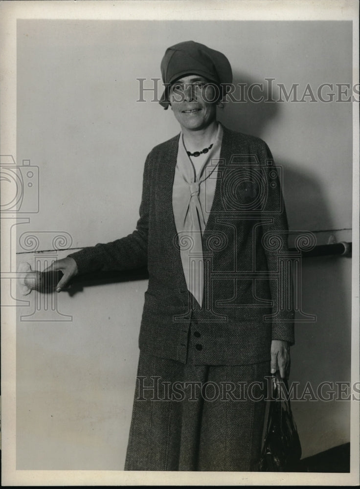 1930 Press Photo NYC, Miss Virginia C Gildersleeve, dean of Barnard College