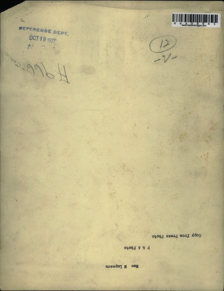 1927 Press Photo Mae Lupsou - nex08945