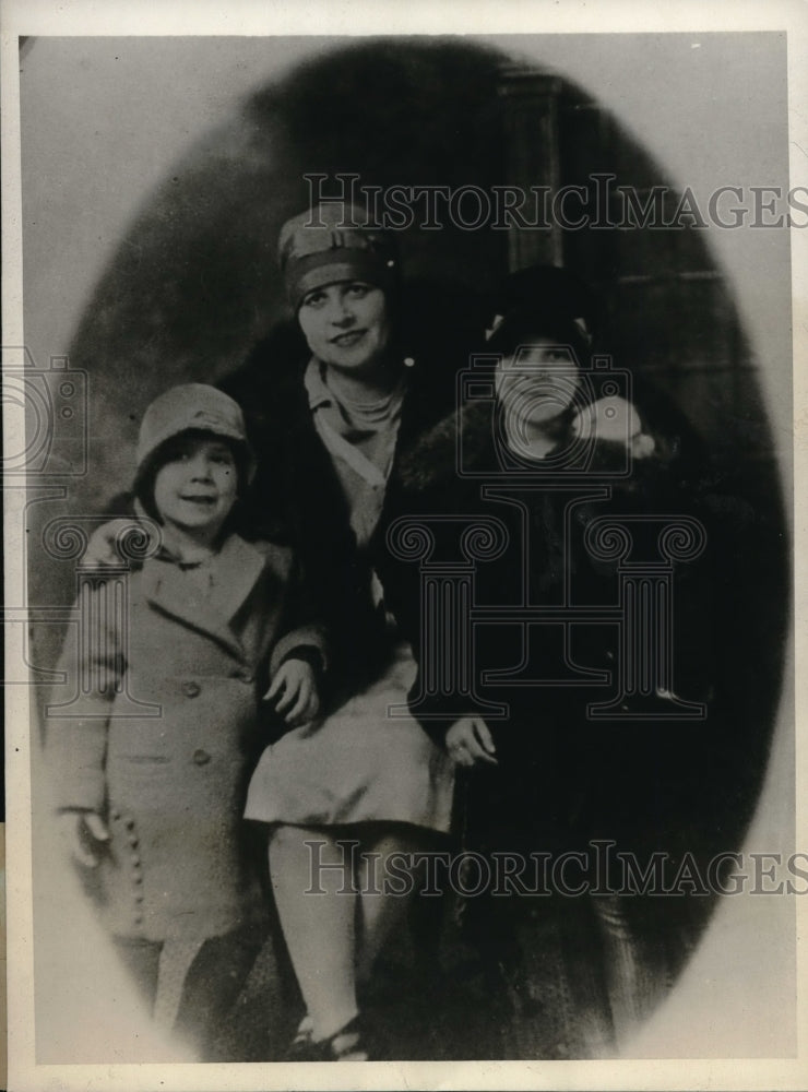 1930 Press Photo Mrs. Irene Harder, Andrew Steffin, Lorraine and Betty Killed