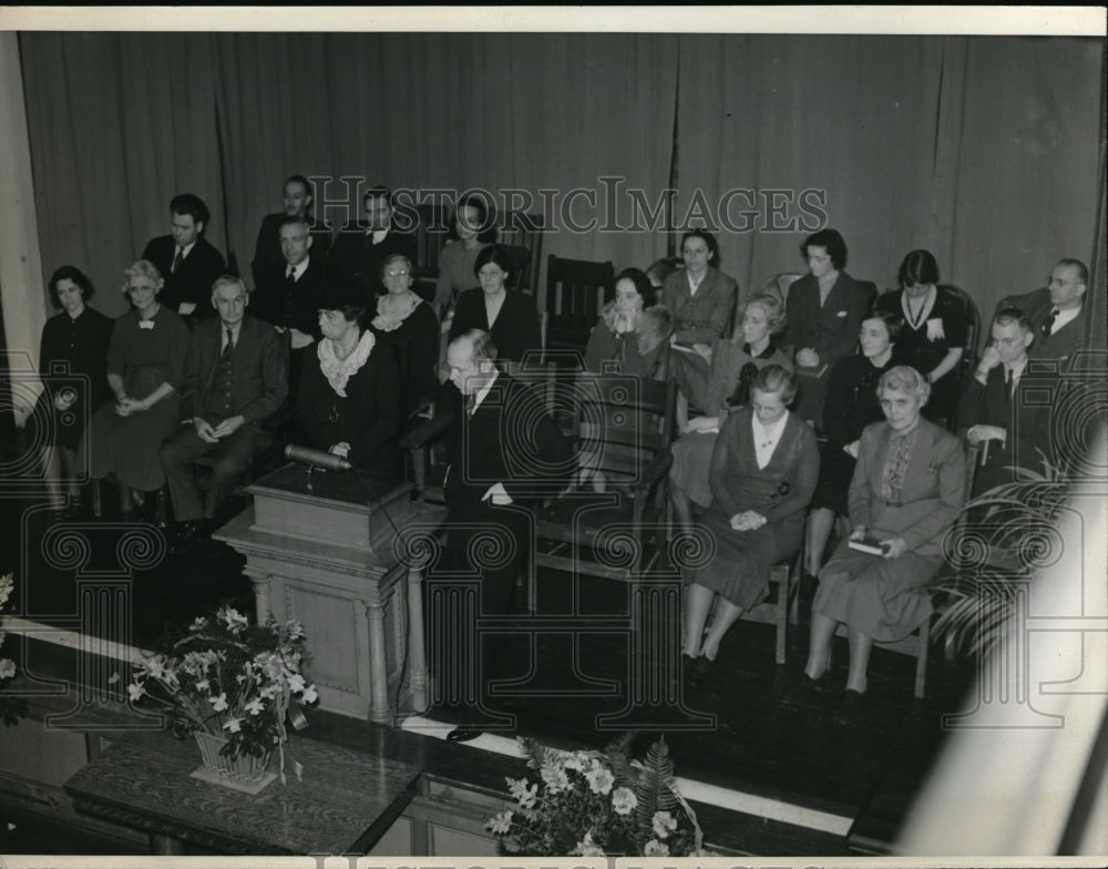 1938 Press Photo Mrs. Franklin Roosevelt at Keuka College