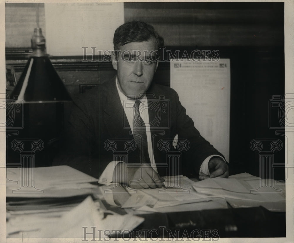 1924 Press Photo James Egan new Secretary of Tammany Hall