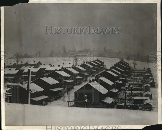 1926 Press Photo Mining Village Of Horuring PA Where 19 Mine Officials