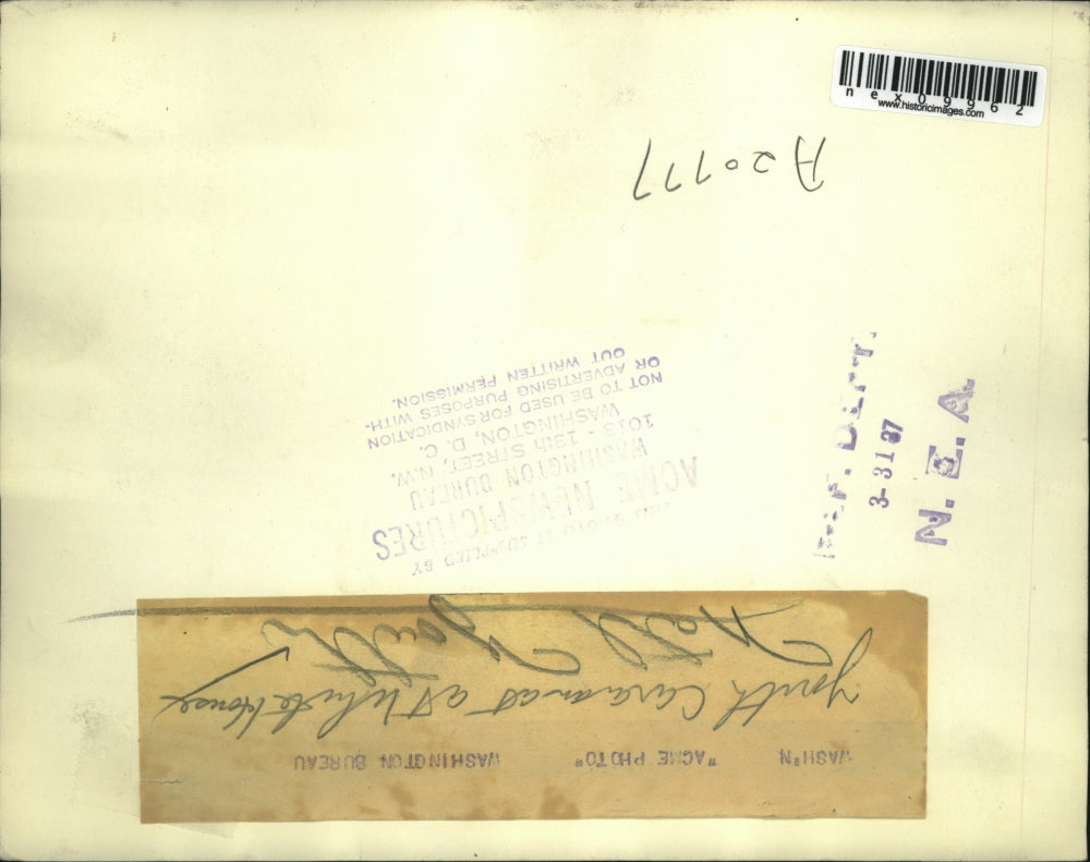 1937 Press Photo Youth Caravan at the White House, Washington DC