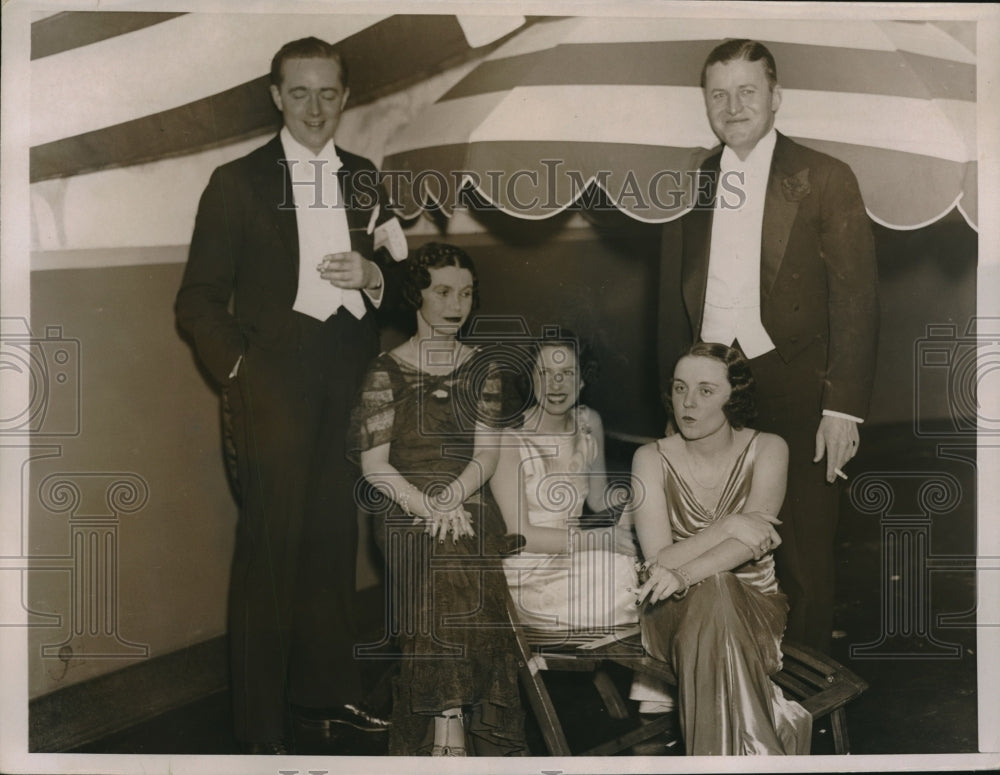 1936 Press Photo The Junior League celebrating the club's 31st anniversary