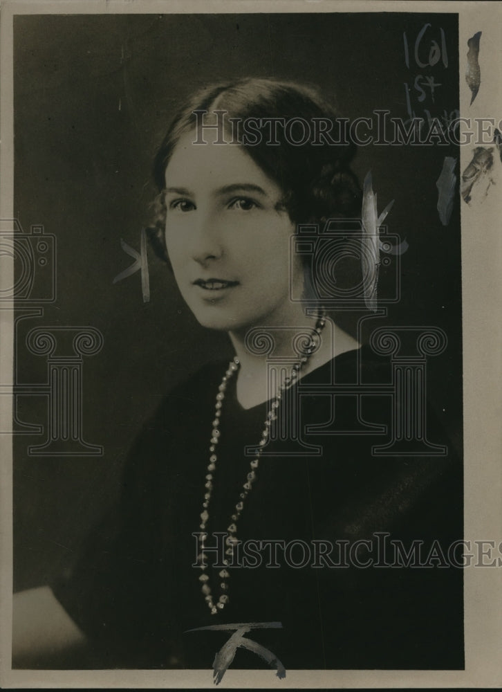 1921 Press Photo Ruth Woakes Married B.H. Geary