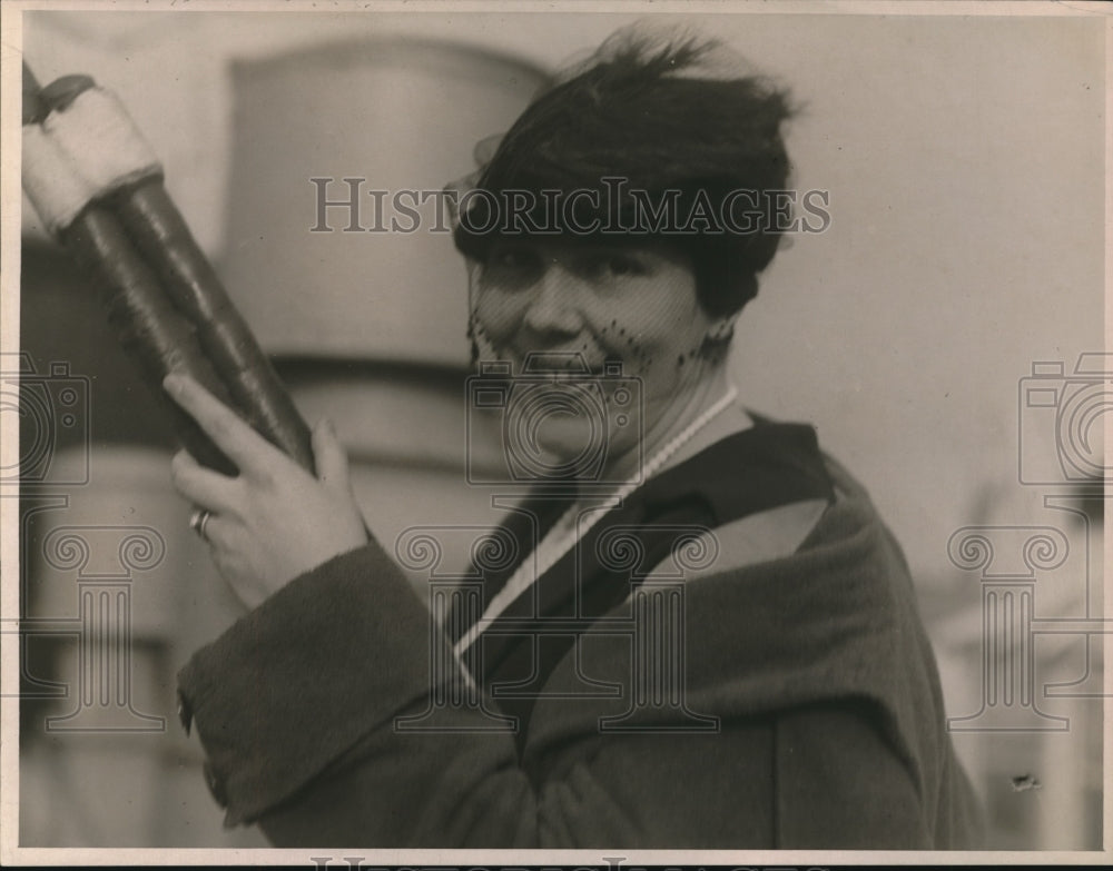 1923 Press Photo Mrs ER Anderson Fruit Packer Who Was Elected Beauty Of The Ship
