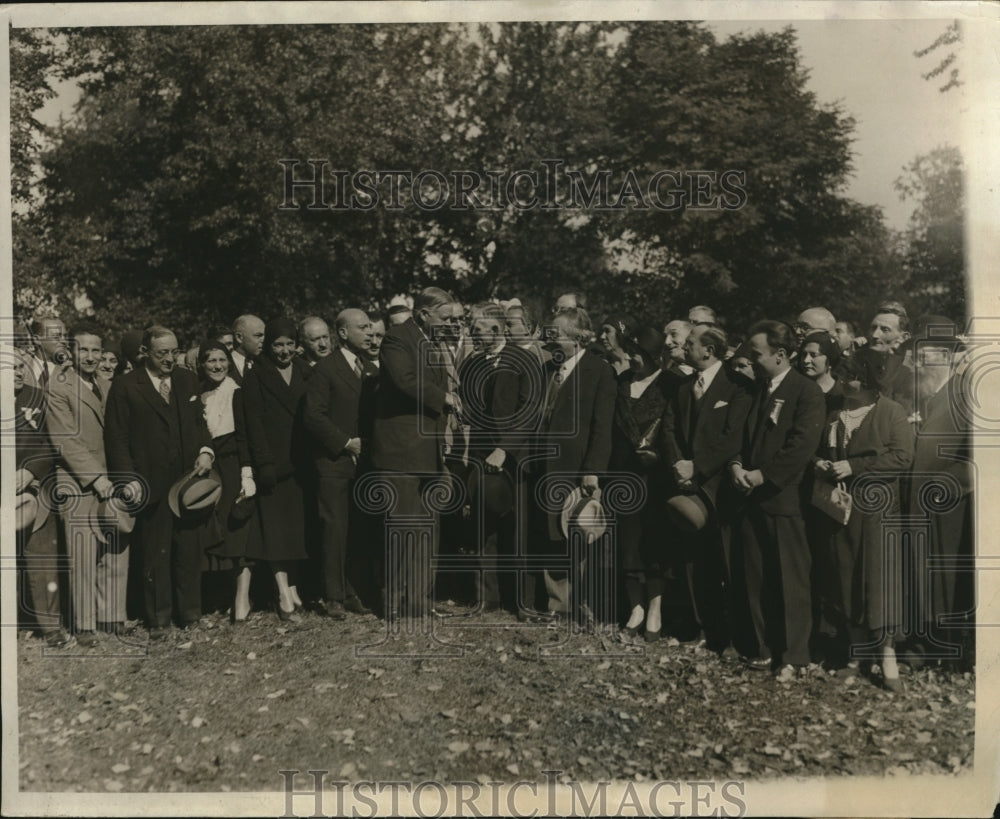 1930 Press Photo Britain's Harry Snell visits President Hoover at Whitehouse