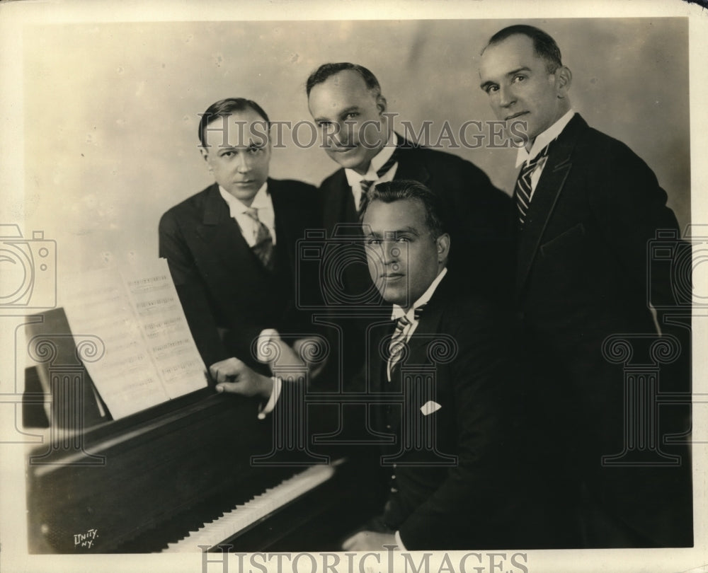 1928 Press Photo A.K. Quartet