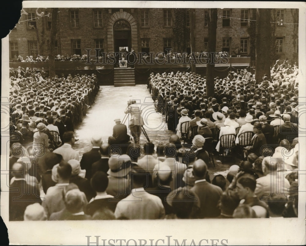 1927 Press Photo Princeton's 180th Annual Commencement