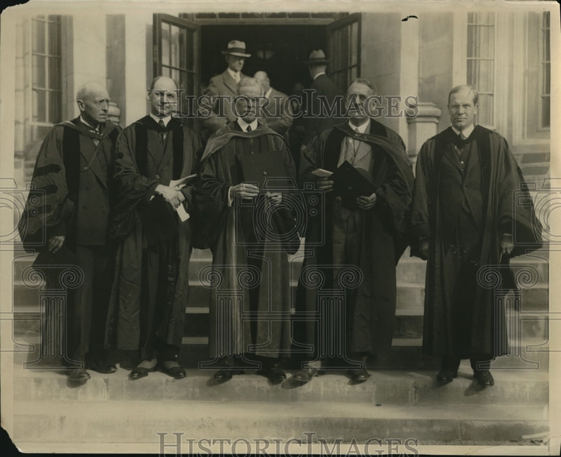 Load image into Gallery viewer, 1928 Press Photo Engineering Lab Dedication Princeton A Trowbridge Z Klauder
