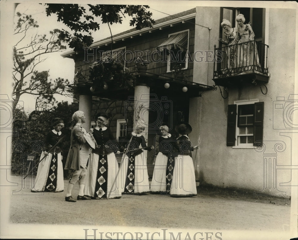 1927 Press Photo American Opera Company Sings "Martha" for North Shore Society