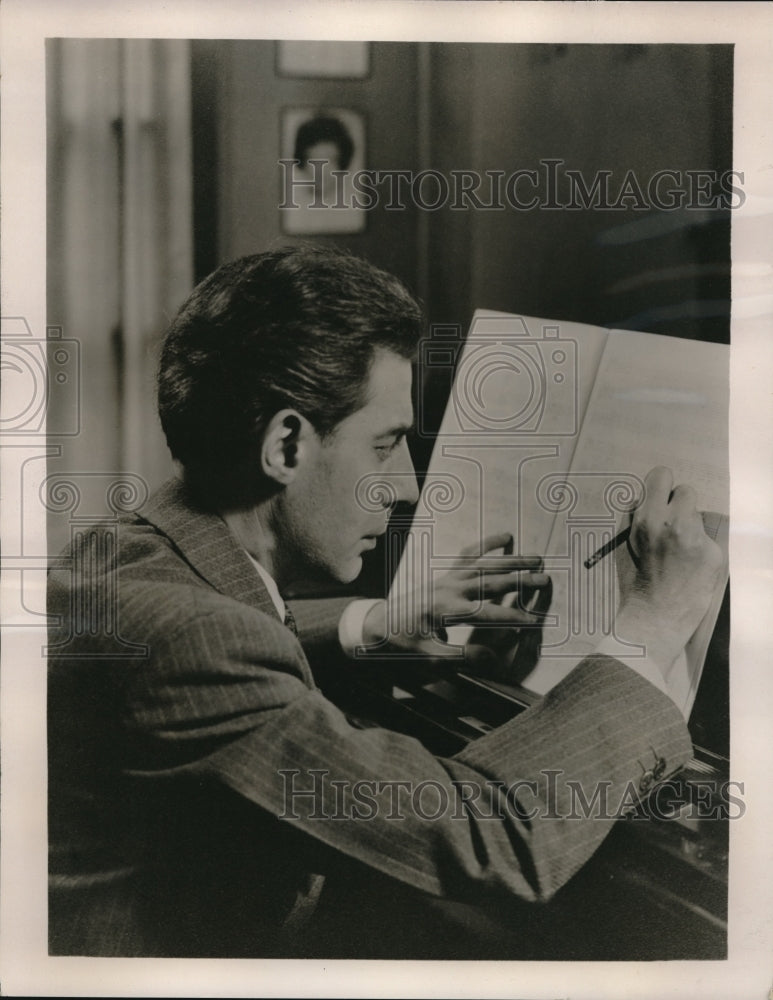 1938 Press Photo Antonio Modarelli, Conductor & Composer - nex12723