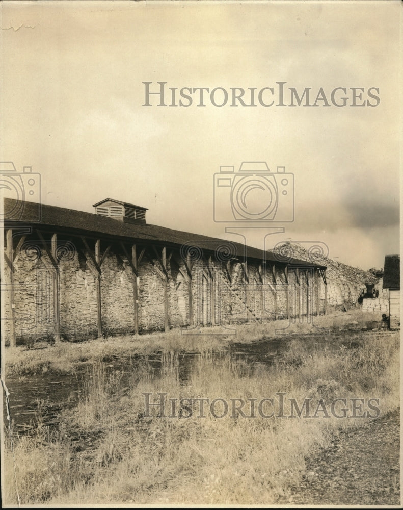 Press Photo Pulp Stores at Bromptonville Quebec - nex12772