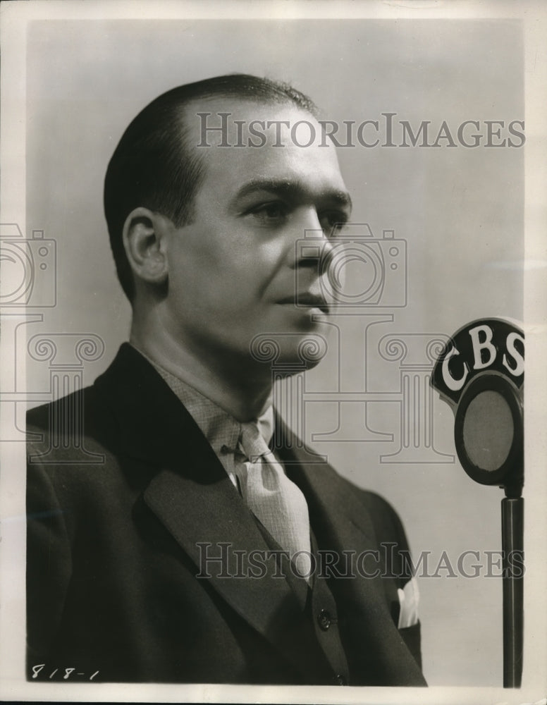 1934 Press Photo Deane Moore Composer Singer New Columbia Broadcast Star