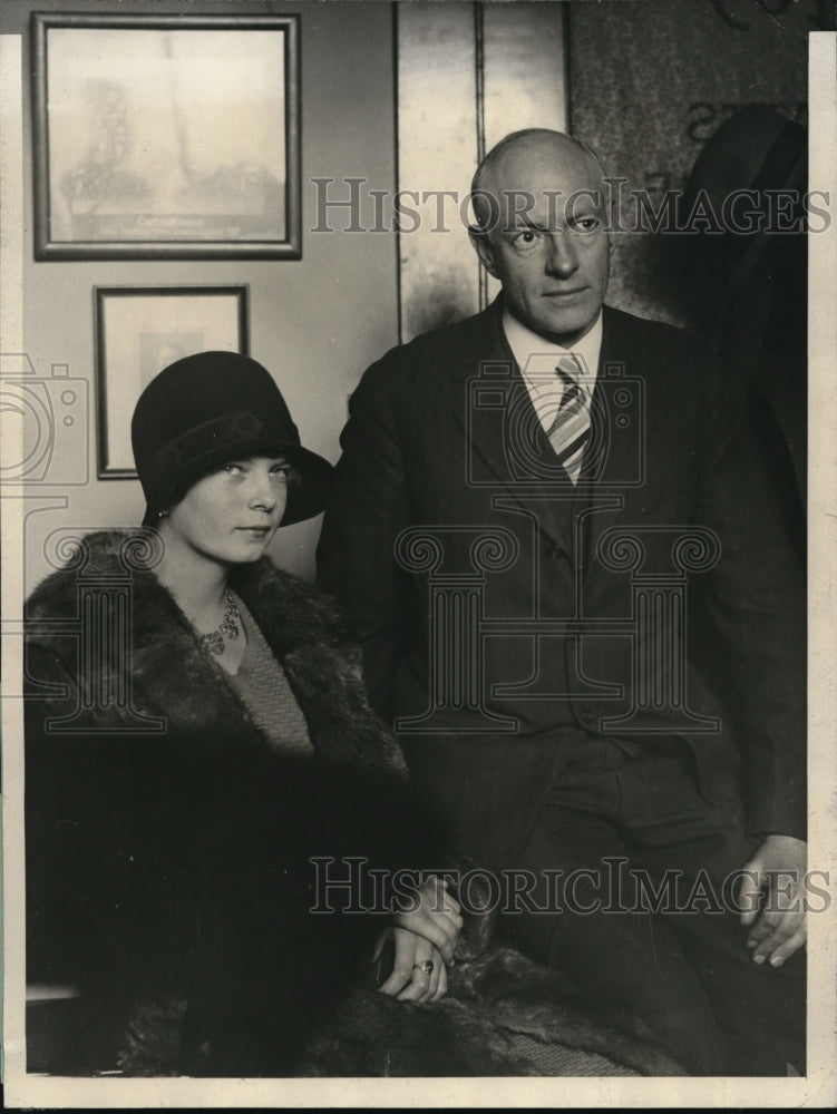 1929 Press Photo Rosamond Morse Found in Miami Returns to Brookline Edward Morse
