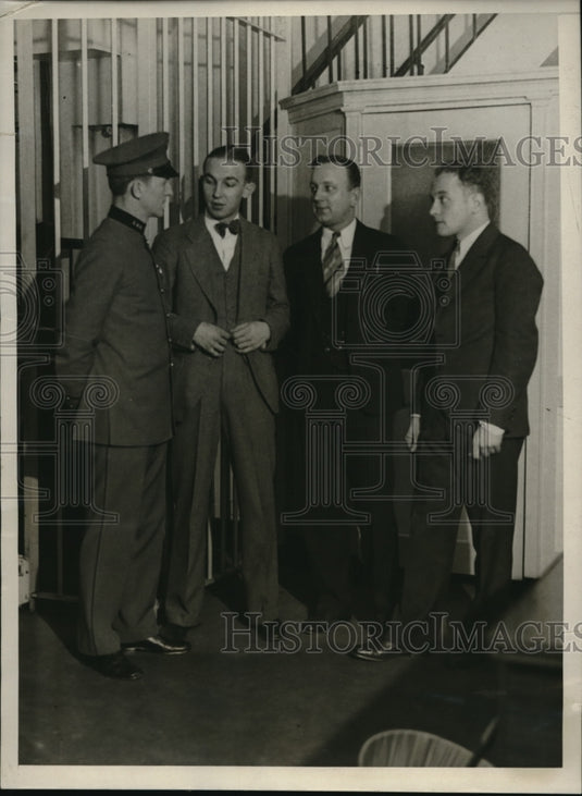 1930 Press Photo William Mesimer, Marvin Ayres, Andrew Stuke, Jr., W. Kruger