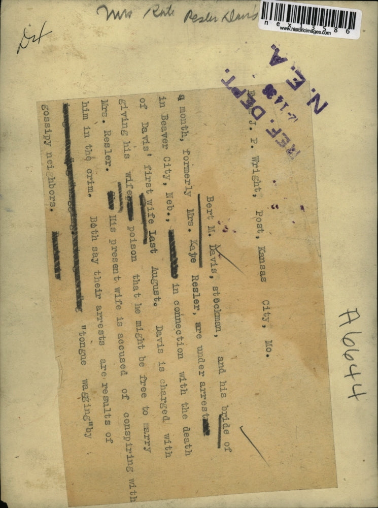 1936 Press Photo Mrs. Ruth Davis