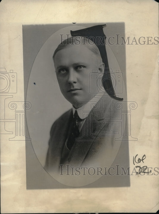 1922 Press Photo Harold L Hart Former New York Federal Prohibition Director