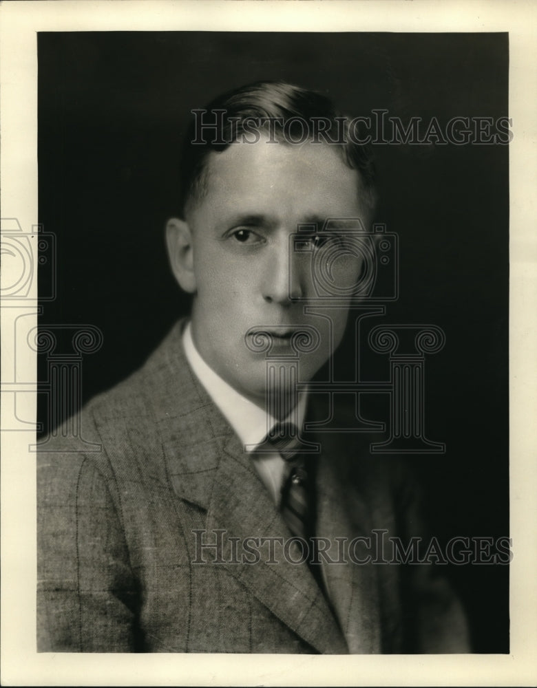 1927 Press Photo W. B. Wardle, Asst. Comptroller, G. M. Corp.