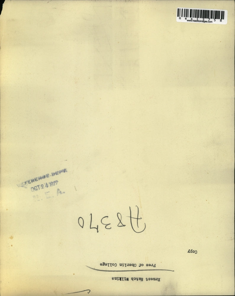 1927 Press Photo Ernest Hatch Wilkins - nex13758