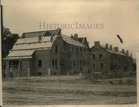1924 Press Photo Houses/Homes Under Construction in Mariemont