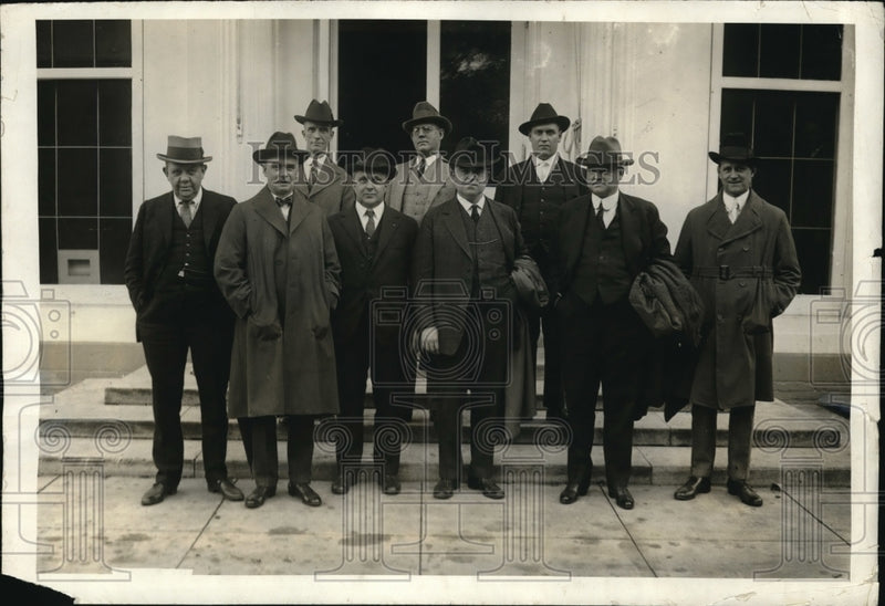 Load image into Gallery viewer, 1927 Press Photo John Moore, Phil Murray Sec of Labor, J Lewis UMW
