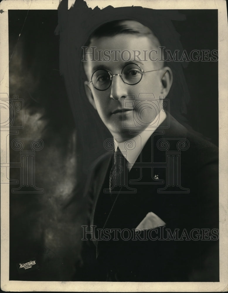 1925 Press Photo Ernie Young, Theatrical Producer