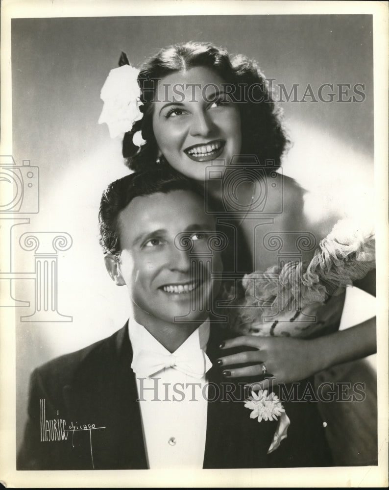 1948 Press Photo The Martins in Sweethearts in Song