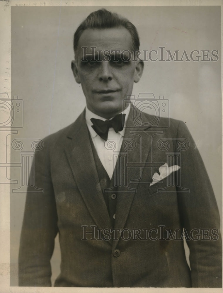 1926 Press Photo William Von Hoogstratten, Conductor New York Philharmonic
