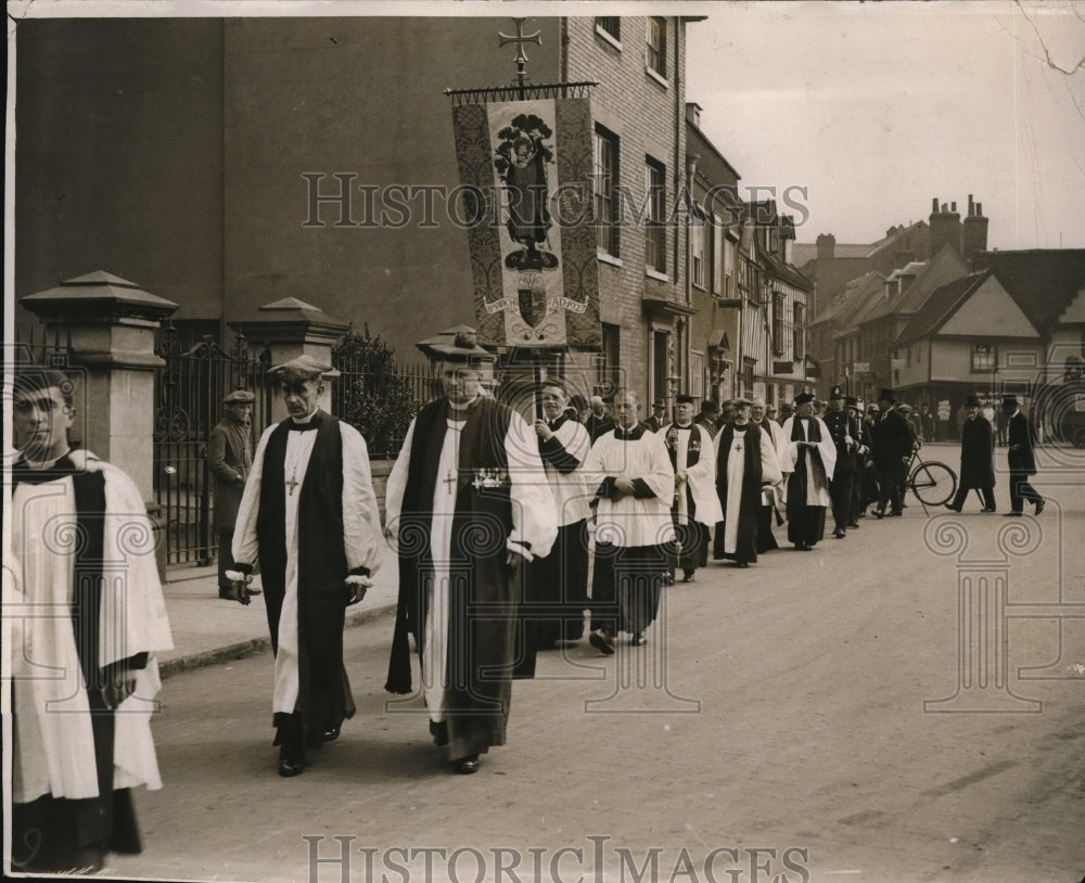 1927 Press Photo Bishop of Liverpool and Bishop of Fulham in Congressional Order