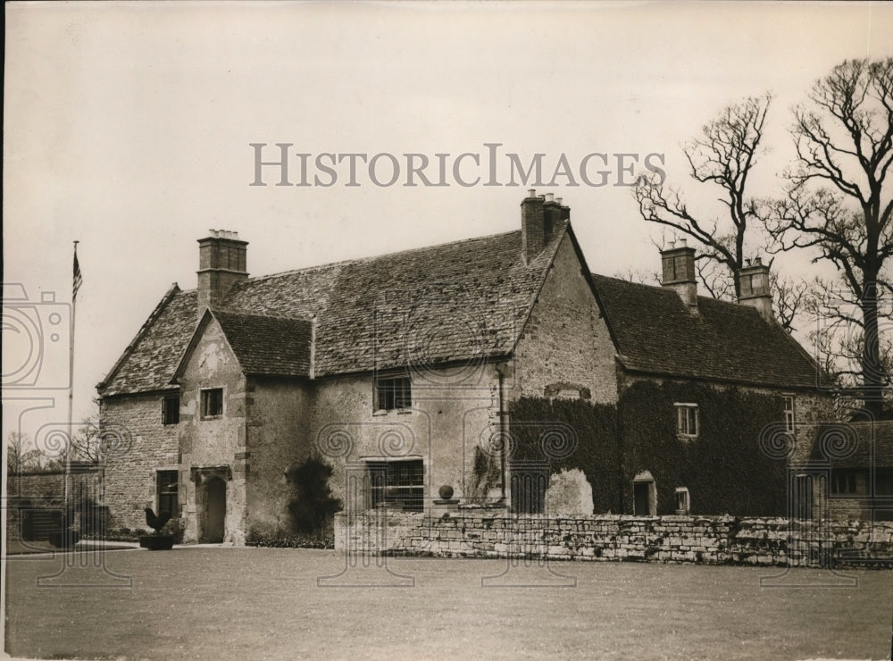 1930 Press Photo Sulgrave Manor, Ancestral Home of the Washingtons