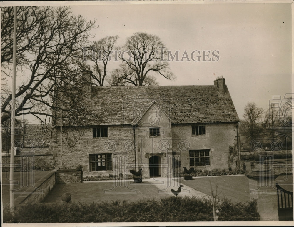1930 Press Photo Sulgrave Manor, Ancestral Home of the Washingtons