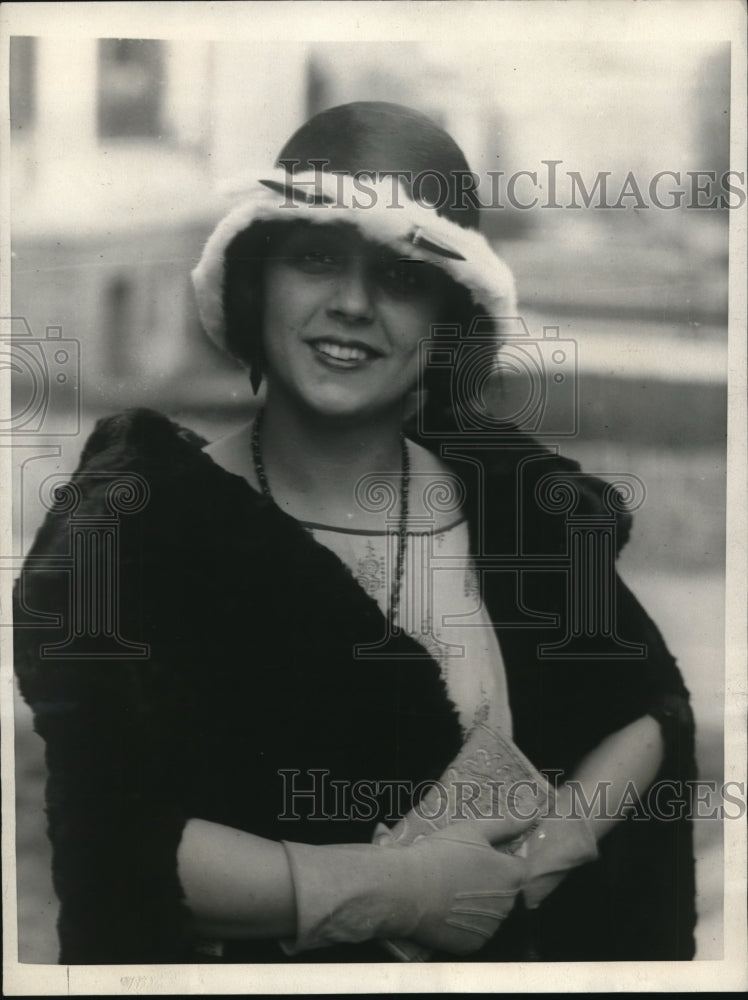 1923 Press Photo Nina Diamantopoupos Greek Legation in Washington D C
