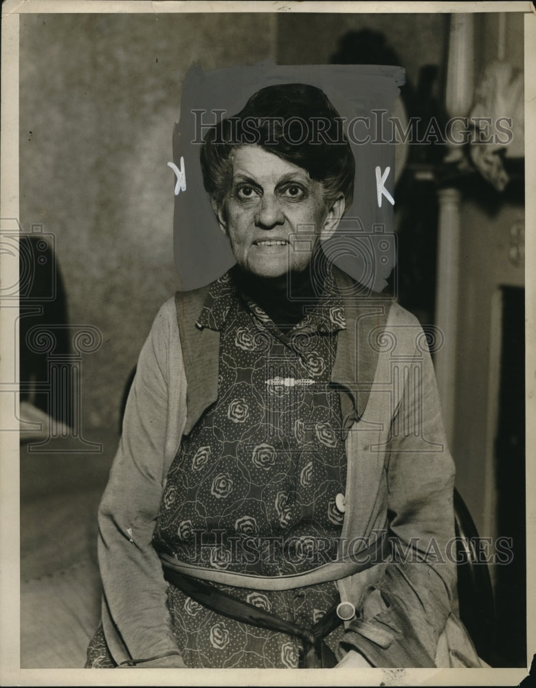 1929 Press Photo Mrs. Nellie Rollins - nex15670
