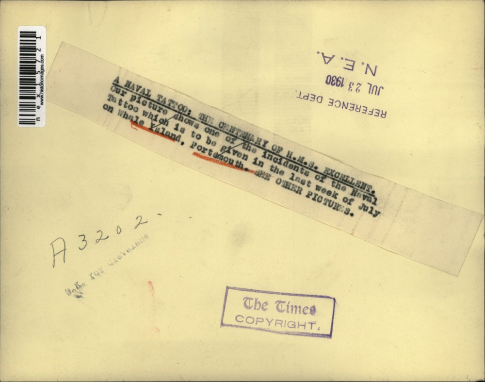 1930 Press Photo One of the incidents of the Naval Tattoo which is given in July