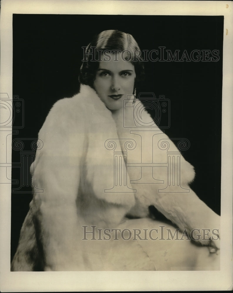 1931 Press Photo Miss Deis lyric soprano - nex16056