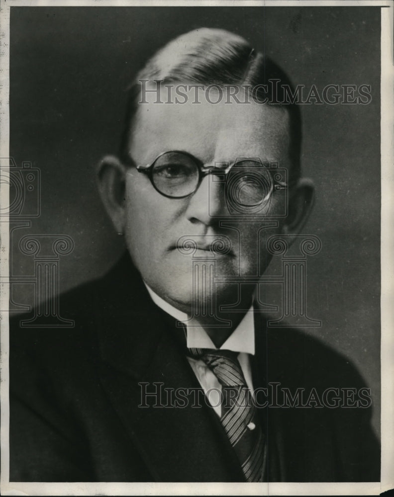 1930 Press Photo Dr. charles L DuBow - nex16062