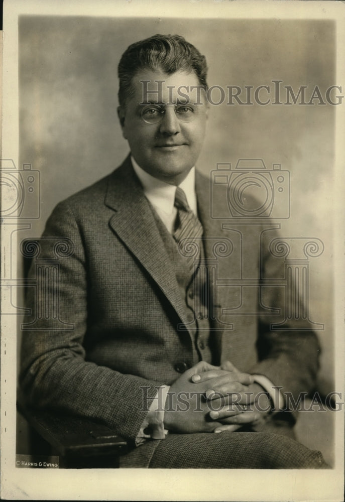 1924 Press Photo J Henry Smythe Jr NY publisher