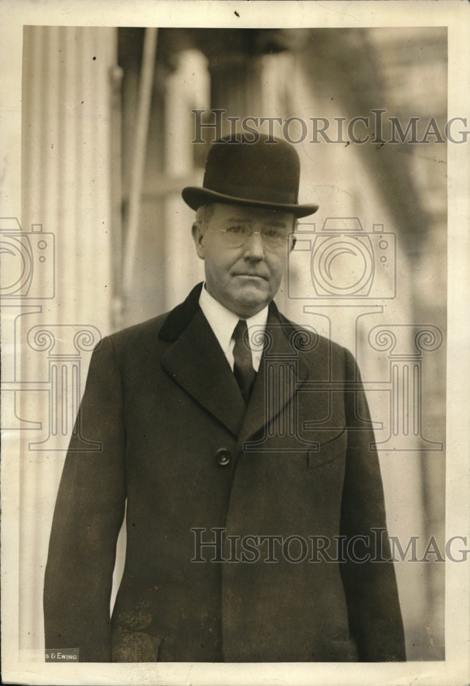 1924 Press Photo Silas H. Strawn Chicago Attorney After Meeting With President