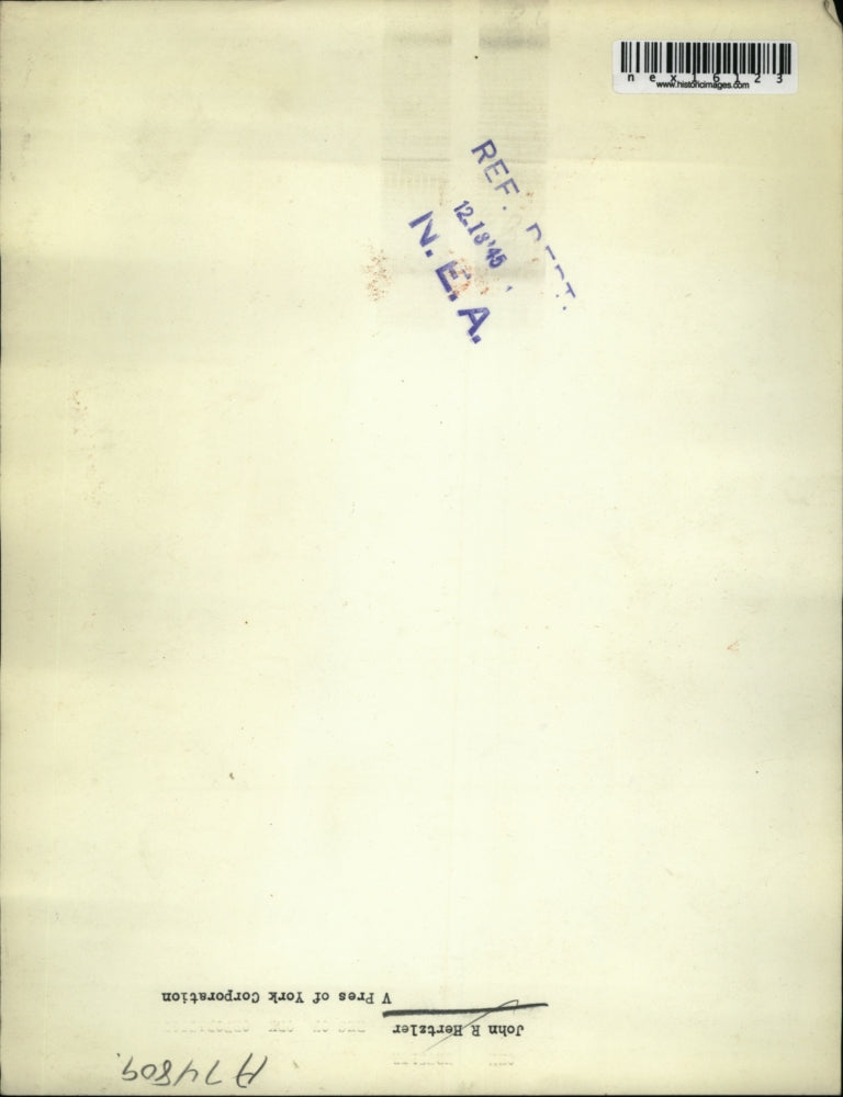 1945 Press Photo John R. Hertzler, Vice President of York Corporation