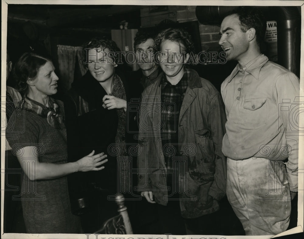 1928 Press Photo Virginia Taylor, Mrs Sagar, Mrs Taylor, & Charles Sagar