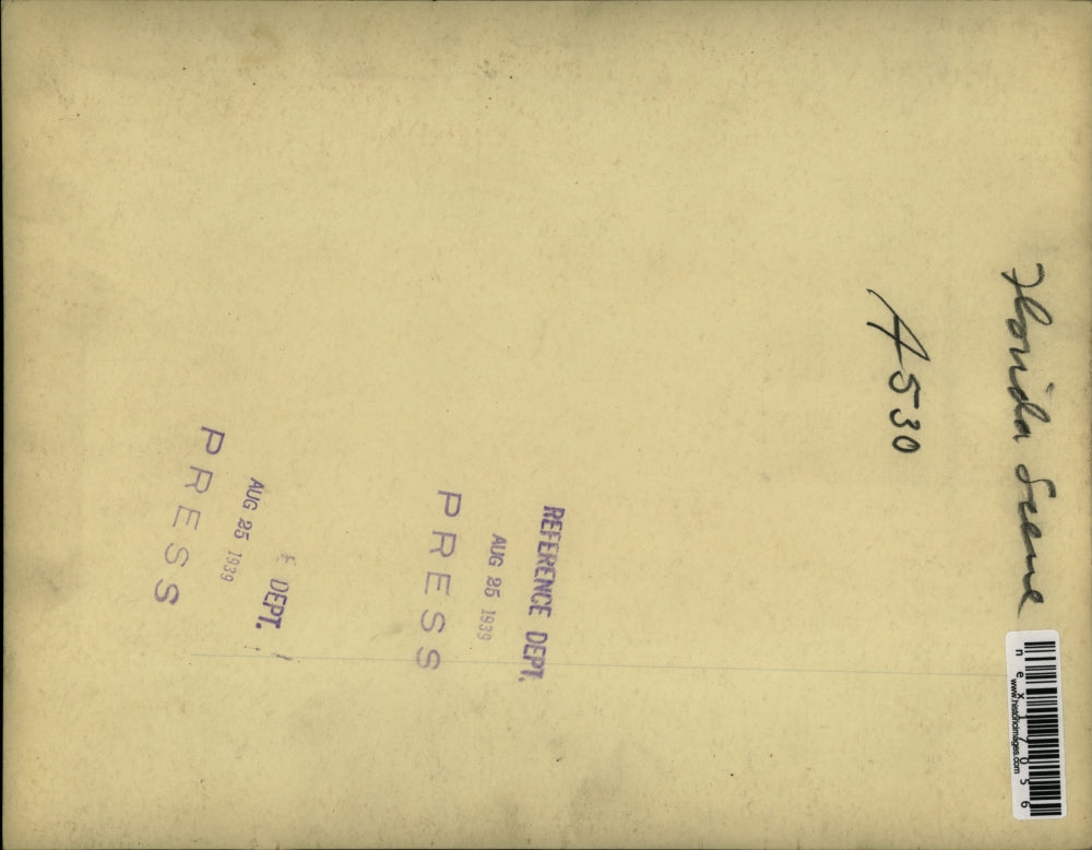 1939 Press Photo Florida coast with sailboats on the water