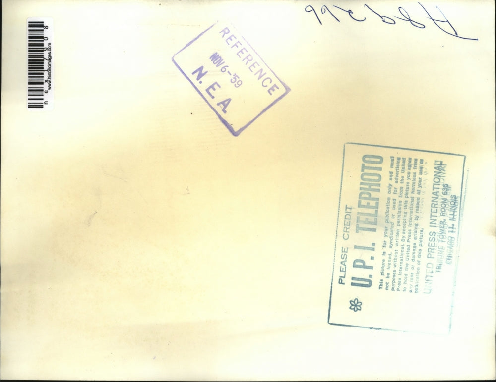 1959 Press Photo Teamster Union President James Hoffa at Denver Conference